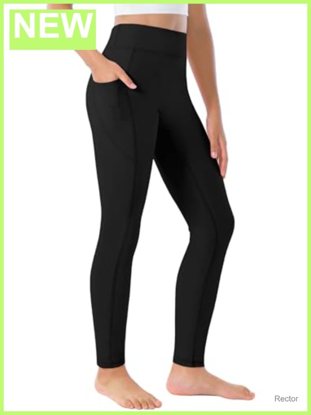 Girls Athletic Leggings High Waisted Pockets Yoga Workout Dance Pants